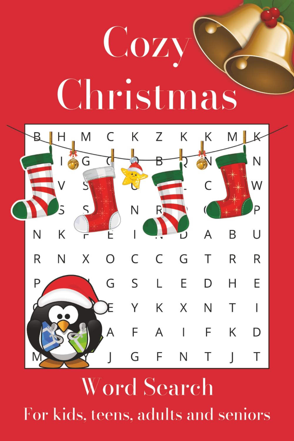 Cozy Christmas Word Search paperback cover